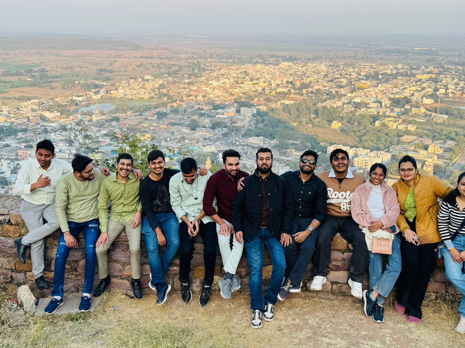 Teamwork beyond the workplace — building memories with a view.